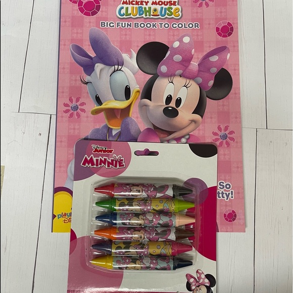 Disney Minnie Mouse Color Book Bundle - Picture 1 of 1